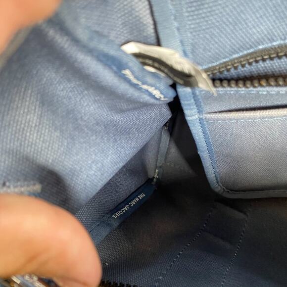 Marc Jacobs The Tote bag Blue shadow Medium - Picture 9 of 15